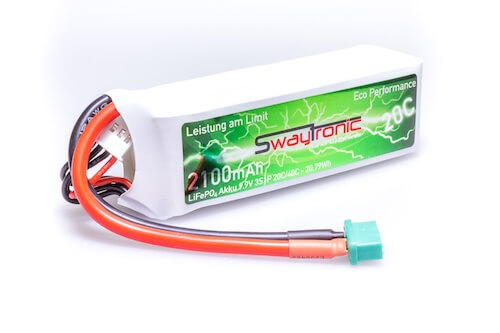 SWAYTRONIC LiFePO4 3S 9.9V 2100mAh 20C/40C MPX