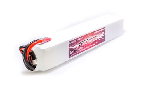 SWAYTRONIC LiPo 12S 44.4V 4300mAh 50C/100C
