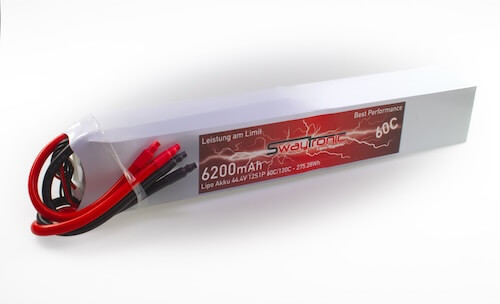 SWAYTRONIC LiPo 12S 44.4V 6200mAh 60C/120C
