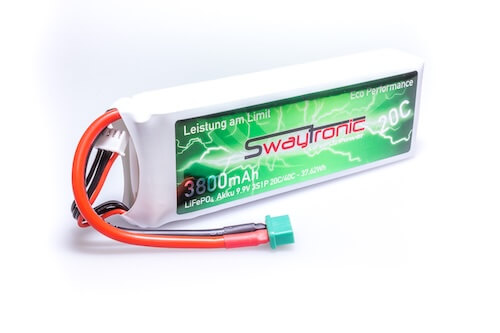 SWAYTRONIC LiFePO4 3S 9.9V 3800mAh 20C/40C MPX