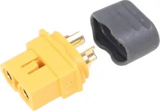 Robbe Modellsport XT-60 Buchsen mit Lötpin Abdeckung 100Stk. Grosspackung (Kontakt = Buchse)