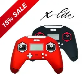 FrSky Taranis X-Lite 2.4GHz Fernsteuerung Schwarz und Rot – Modellflugzentrum Schweiz