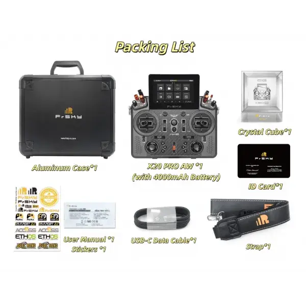 FrSky AeroWing Edition TANDEM X20 PRO Radio – Modellflugzentrum Schweiz