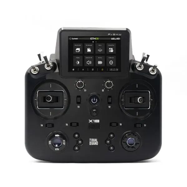 FrSky Ethos Tandem X18 Sender internes 900MHz/2.4GHz Dual-Band & externer Modulschacht – Modellflugzentrum Schweiz
