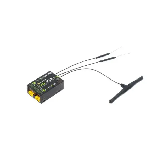 FrSky TD R12 ausgestattet mit dreifacher Antenne (2×2.4G + 1×900M) – Modellflugzentrum Schweiz