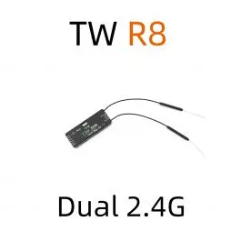 FrSky TW R8 Dual 2.4G Receiver mit 8CH Ports – Modellflugzentrum Schweiz