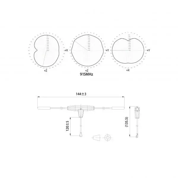 FrSky 900MHz Ipex4 Dipol T-Antenne für R9 Mini R9 MM R9 Mini OTA R9 MM OTA Empfänger – Modellflugzentrum Schweiz