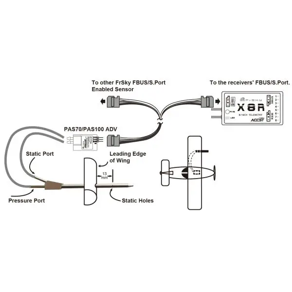 FrSky PAS70 ADV Air Speed Sensor – Modellflugzentrum Schweiz