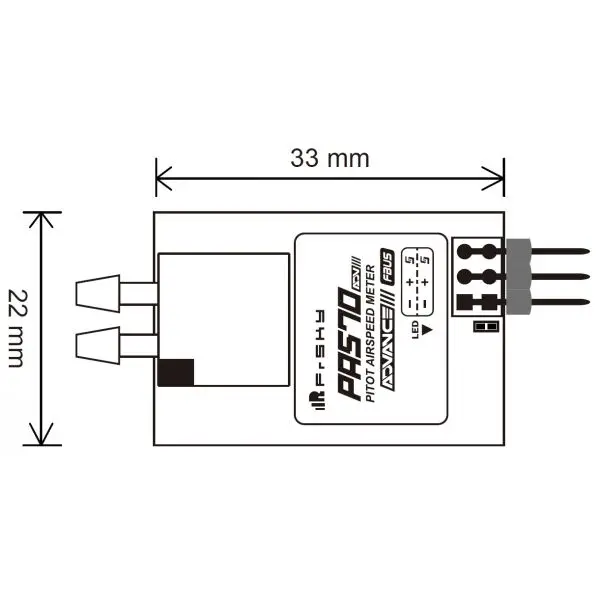 FrSky PAS70 ADV Air Speed Sensor – Modellflugzentrum Schweiz