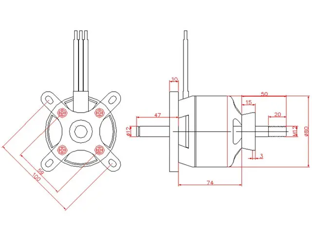 D-Power AL 80-02 Brushless Motor – Modellflugzentrum Schweiz
