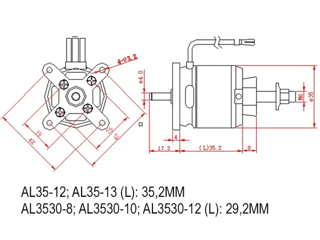 D-Power AL 35-15 Brushless Motor – Modellflugzentrum Schweiz