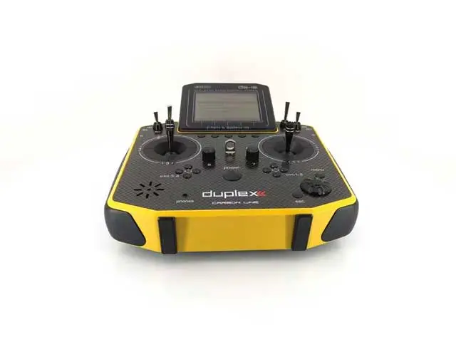 JETI Duplex Hand-Sender DS-16 II Carbon Line Gelb lacquered mit R10 Empfänger von JETI Model – Modellflugzentrum Schweiz