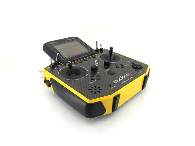 JETI Duplex Hand-Sender DS-16 II Carbon Line Gelb lacquered mit R10 Empfänger von JETI Model – Modellflugzentrum Schweiz