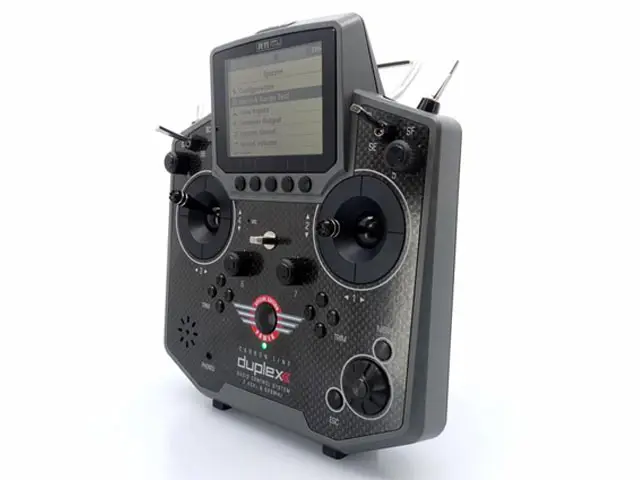 JETI Fernsteuerung DS-12 Carbon Grau 2023 + R9 Emfpänger 2.4Ghz Duplex von JETI Model – Modellflugzentrum Schweiz
