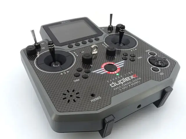 JETI Fernsteuerung DS-12 Carbon Grau 2023 + R9 Emfpänger 2.4Ghz Duplex von JETI Model – Modellflugzentrum Schweiz