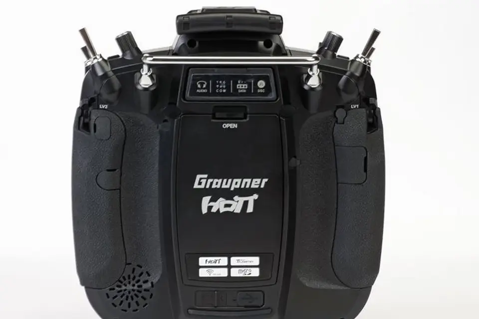 Graupner mz-16 Sender - HoTT 2.4GHz Fernsteuerung 16 Kanäle von Graupner Modellbau – Modellflugzentrum Schweiz