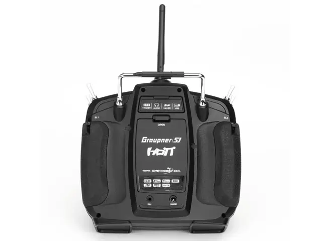 Graupner mz-18 Sender - HoTT 2.4GHz Fernsteuerung 9 Kanäle von Graupner Modellbau – Modellflugzentrum Schweiz