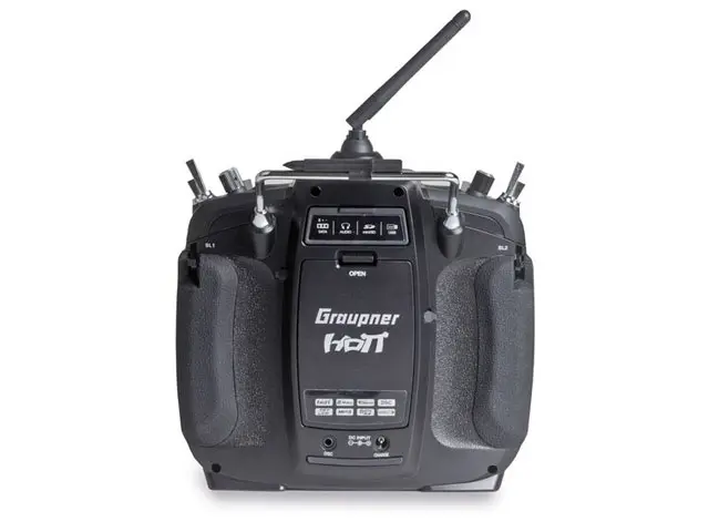 Graupner mz-24 PRO Sender - HoTT 2.4GHz Fernsteuerung 12 Kanäle von Graupner Modellbau – Modellflugzentrum Schweiz