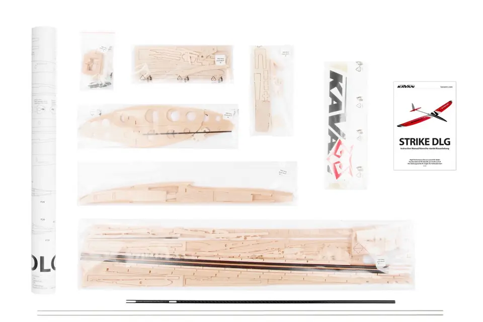 KAVAN Strike DLG 1498mm Kit – Modellflugzentrum Schweiz