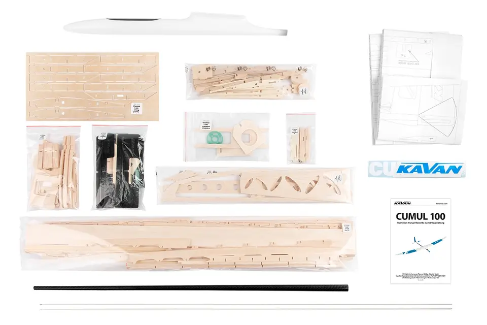 KAVAN Cumul 100 2540mm Kit – Modellflugzentrum Schweiz