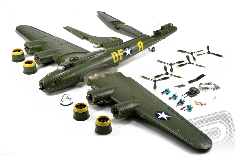 B-17F Memphis Belle 1875mm ARF - green von Top RC – Modellflugzentrum Schweiz