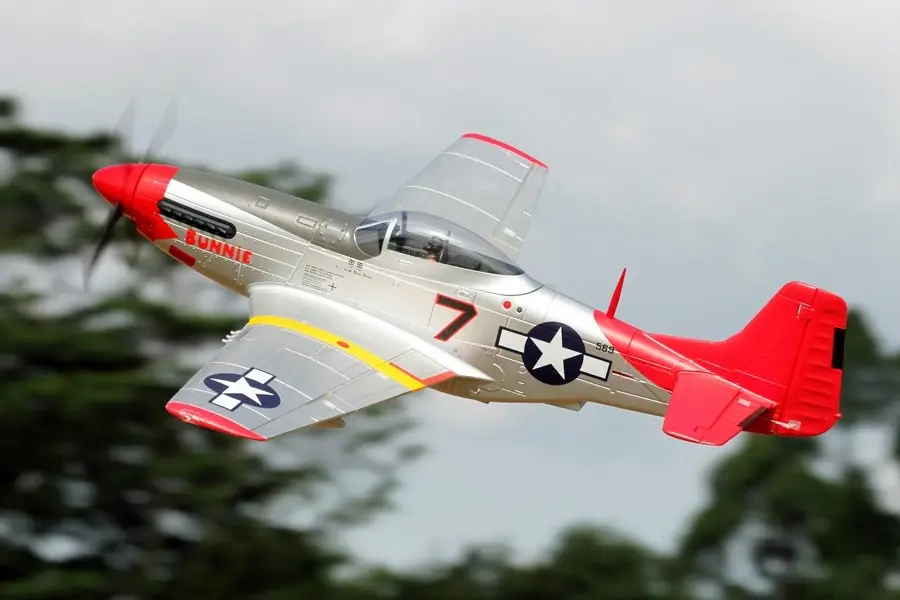 Giant P-51D Mustang ARF 1700mm von FMS – Modellflugzentrum Schweiz