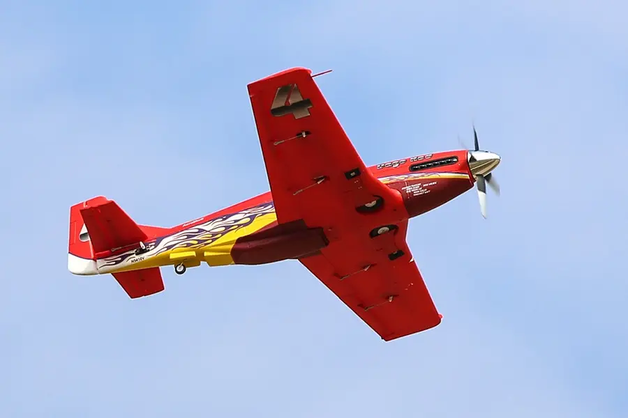 P-51 Dago Red 1100mm ARF von FMS – Modellflugzentrum Schweiz