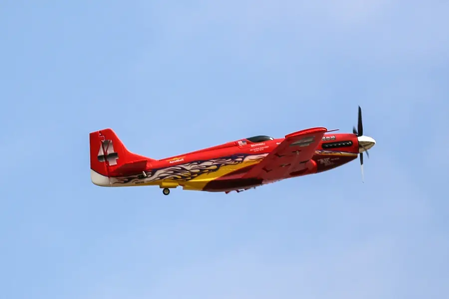 P-51 Dago Red 1100mm ARF von FMS – Modellflugzentrum Schweiz