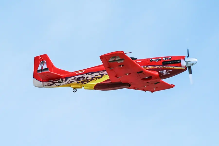 P-51 Dago Red 1100mm ARF von FMS – Modellflugzentrum Schweiz