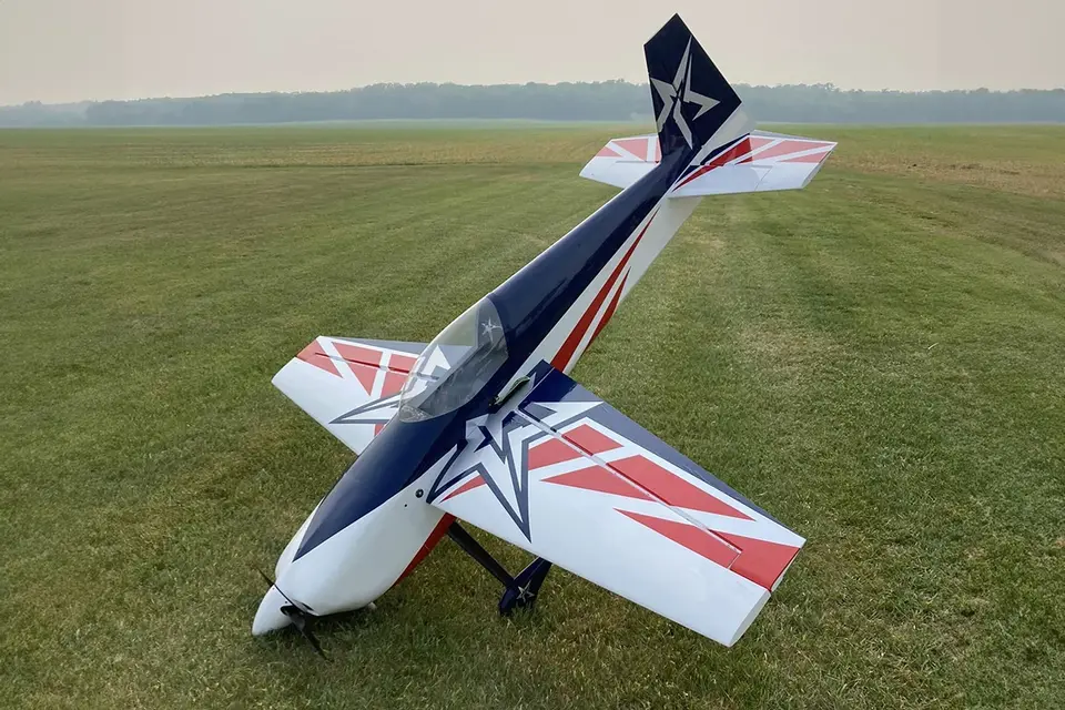 51" Slick 540 ARF - red/blue von AJ Aircraft – Modellflugzentrum Schweiz