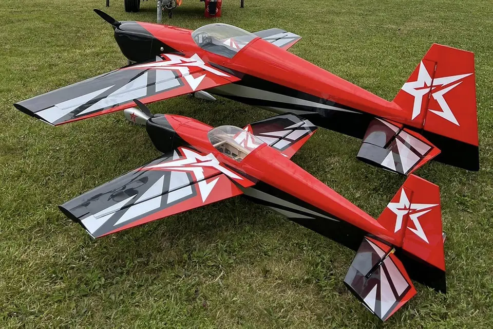 51" Slick 540 ARF - red/black von AJ Aircraft – Modellflugzentrum Schweiz