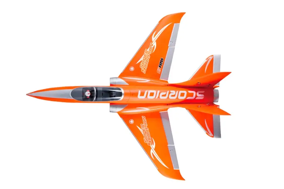 FMS Super Scorpion V2 EDF 90 PNP orange - 114cm 6S – Modellflugzentrum Schweiz