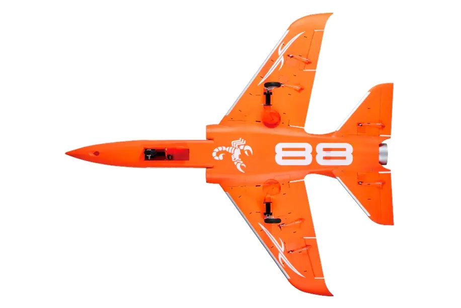 FMS Super Scorpion V2 EDF 90 PNP orange - 114cm 6S – Modellflugzentrum Schweiz