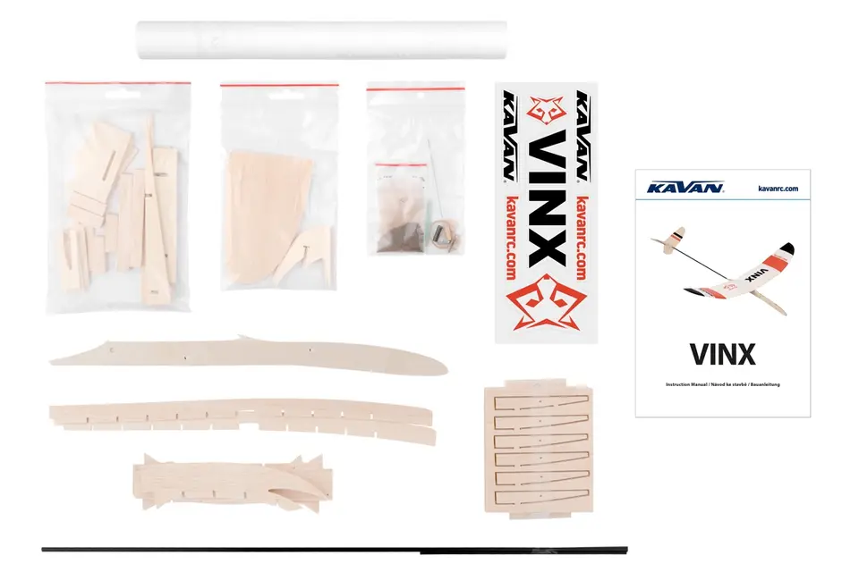 KAVAN Vinx 600mm Kit – Modellflugzentrum Schweiz