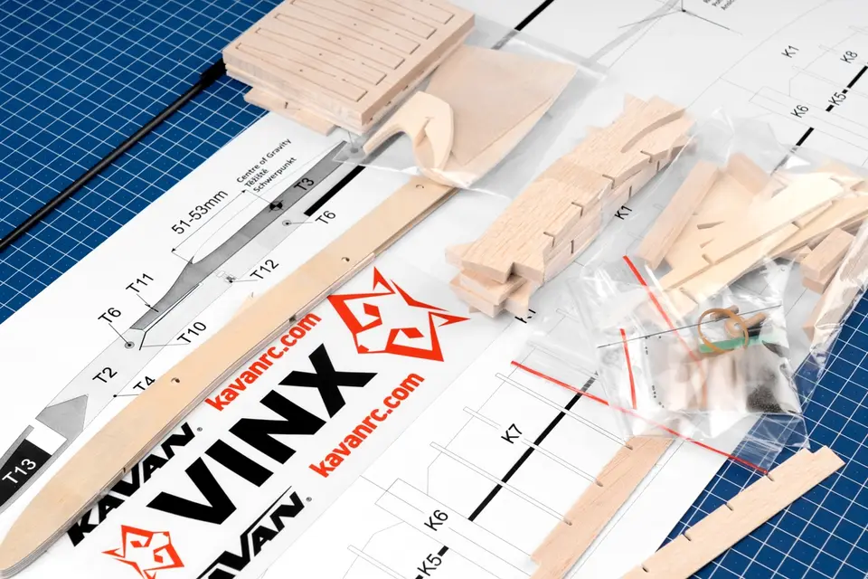 KAVAN Vinx 600mm Kit – Modellflugzentrum Schweiz