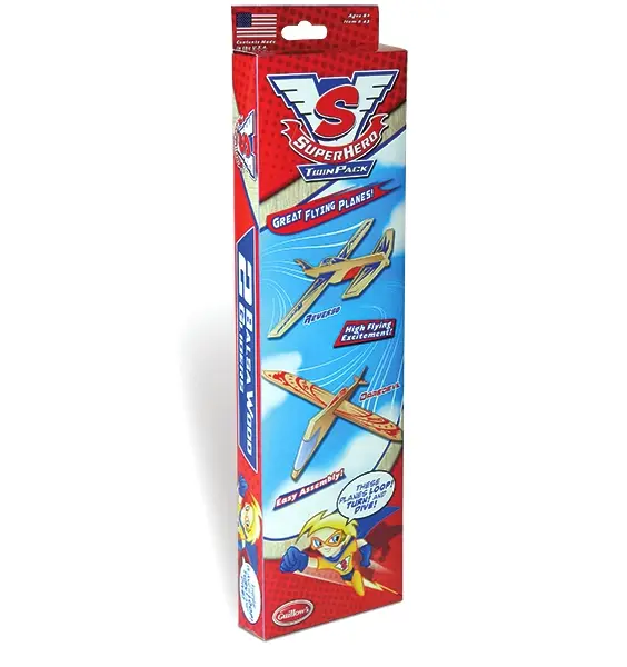SuperHero: Reverso + Daredevil 2x Freiflugmodell 305mm von Guillow – Modellflugzentrum Schweiz