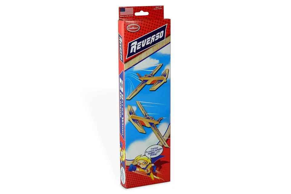 Reverso doppelpack, Freiflugmodell 305mm (2 Stück in Packung) von Guillow – Modellflugzentrum Schweiz