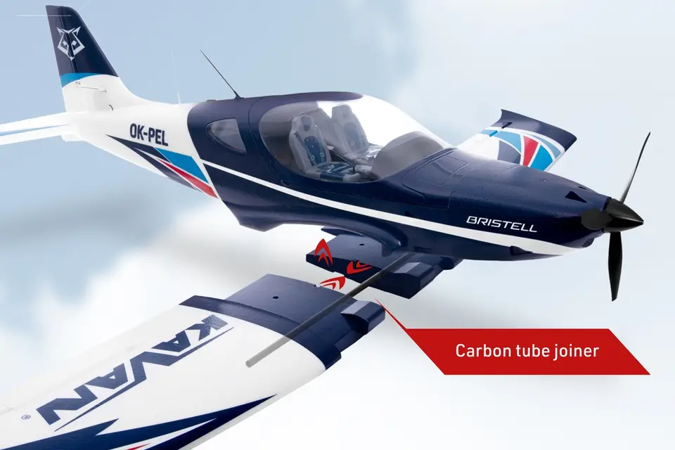 KAVAN Bristell B23 1600mm ARF - blau – Modellflugzentrum Schweiz