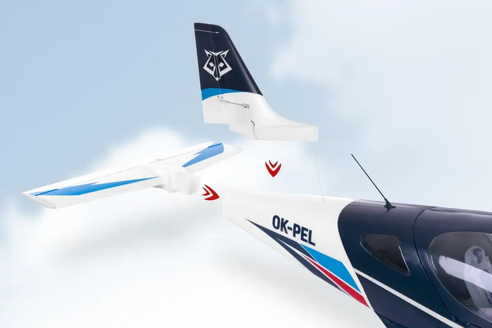 KAVAN Bristell B23 1600mm ARF - blau – Modellflugzentrum Schweiz