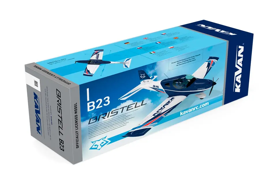 KAVAN Bristell B23 1600mm ARF - blau – Modellflugzentrum Schweiz