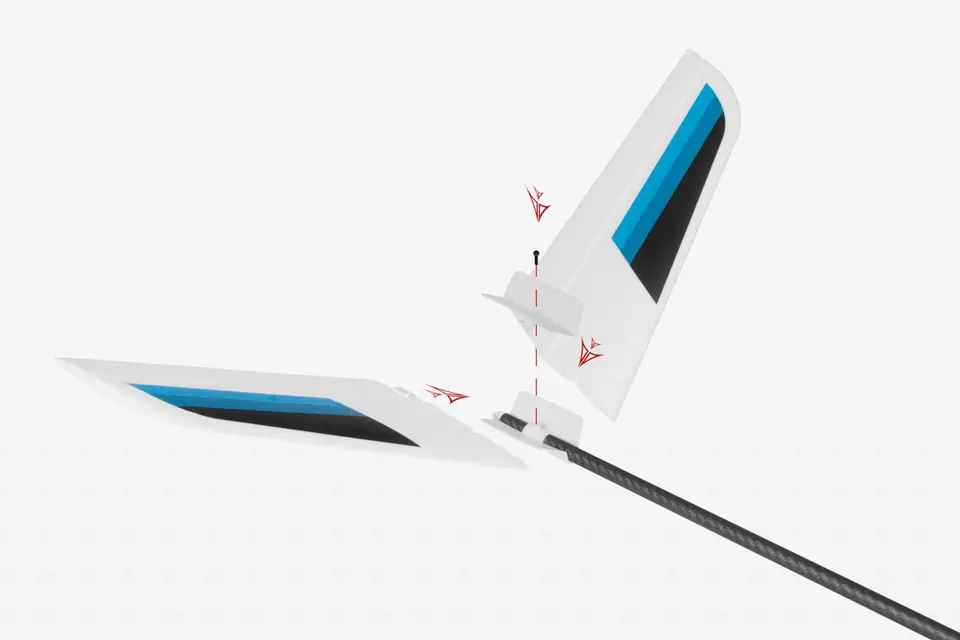 Falke 1800mm ARF - blau, mit R6 Vario Rx von Kavan – Modellflugzentrum Schweiz