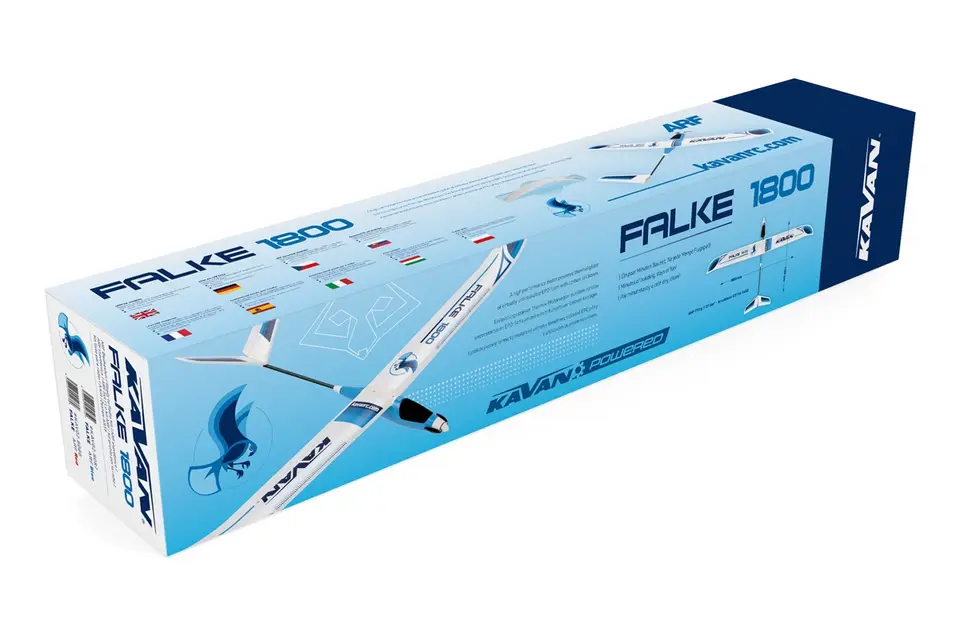 Falke 1800mm ARF - blau, mit R6 Vario Rx von Kavan – Modellflugzentrum Schweiz