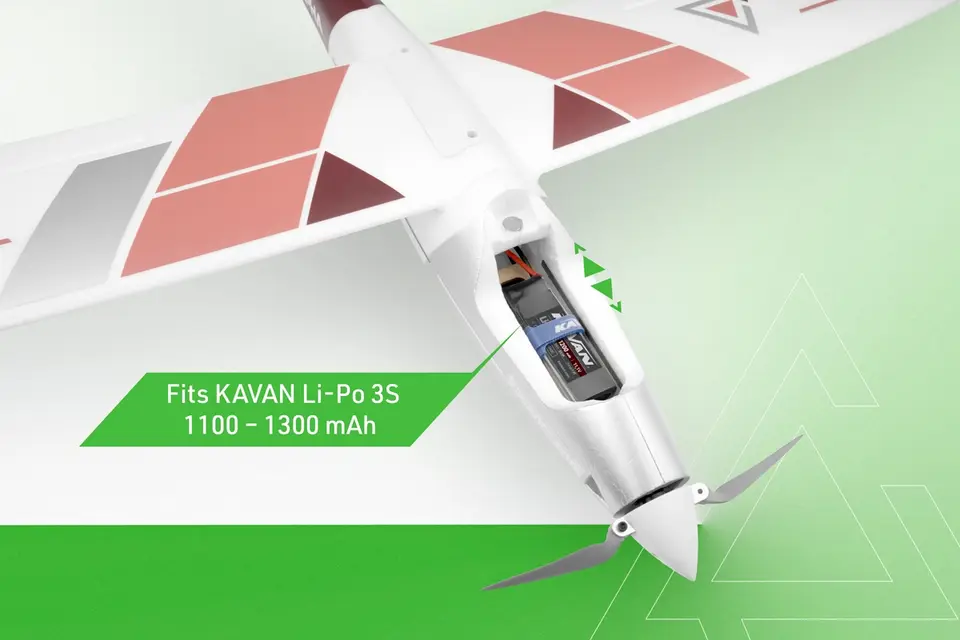 KAVAN Alpha V2 1500mm ARF - rot – Modellflugzentrum Schweiz