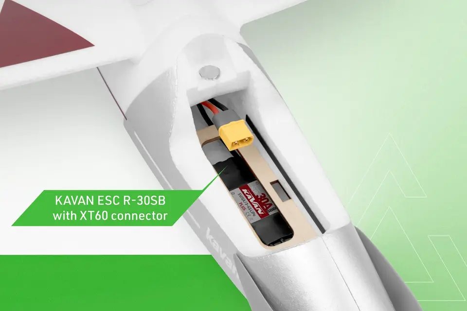 KAVAN Alpha V2 1500mm ARF - rot – Modellflugzentrum Schweiz