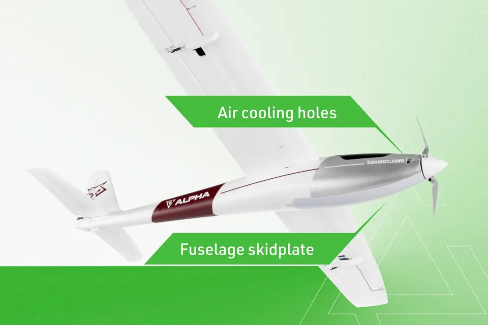 KAVAN Alpha V2 1500mm ARF - rot – Modellflugzentrum Schweiz