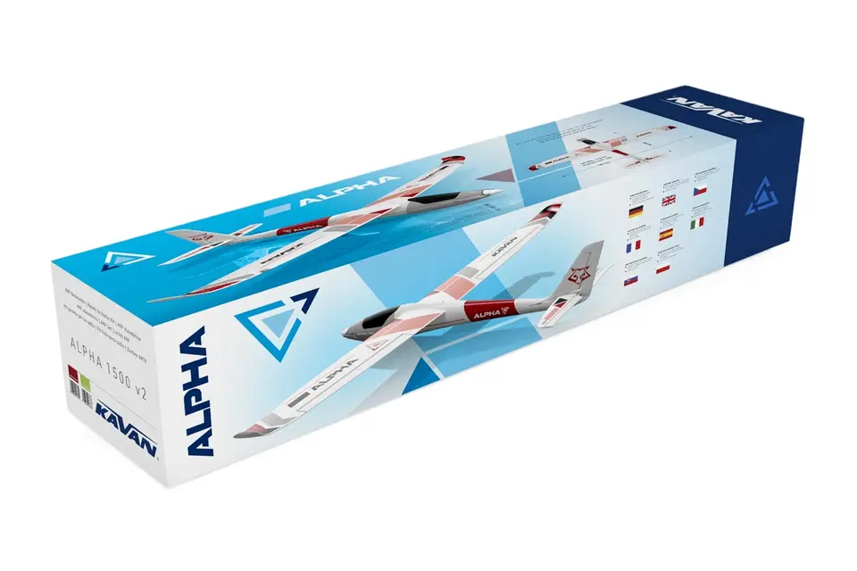 KAVAN Alpha V2 1500mm ARF - rot – Modellflugzentrum Schweiz