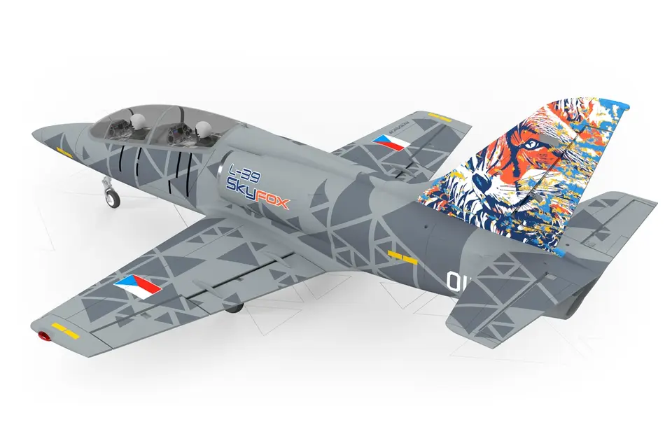 KAVAN L-39 Skyfox 1088mm ARF - grau – Modellflugzentrum Schweiz