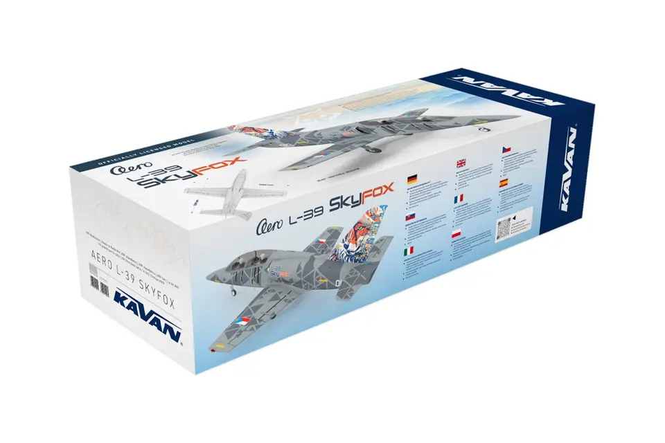 KAVAN L-39 Skyfox 1088mm ARF - grau – Modellflugzentrum Schweiz
