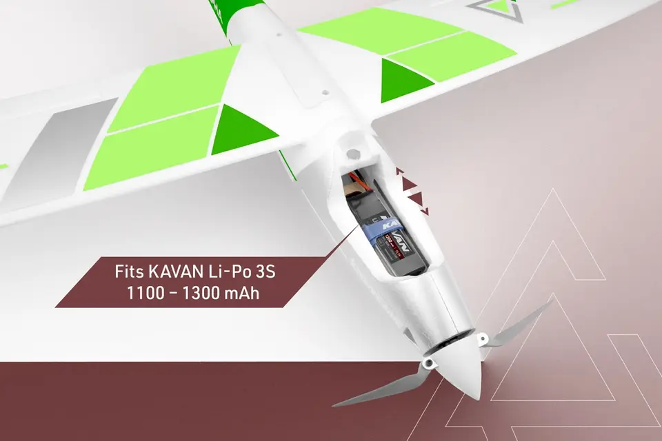 KAVAN Alpha V2 1500mm ARF - grün – Modellflugzentrum Schweiz