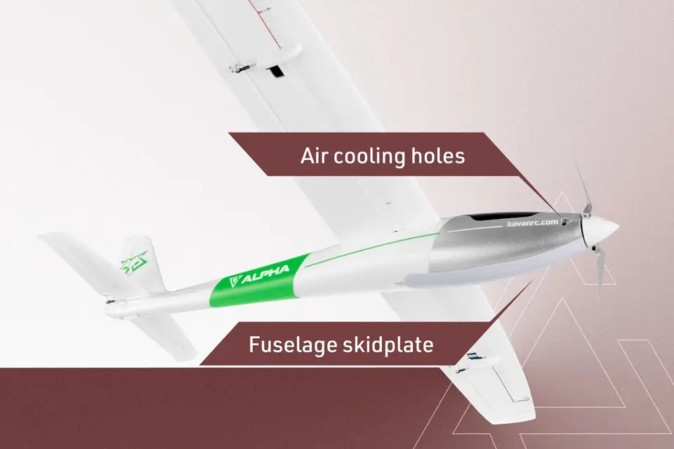 KAVAN Alpha V2 1500mm ARF - grün – Modellflugzentrum Schweiz